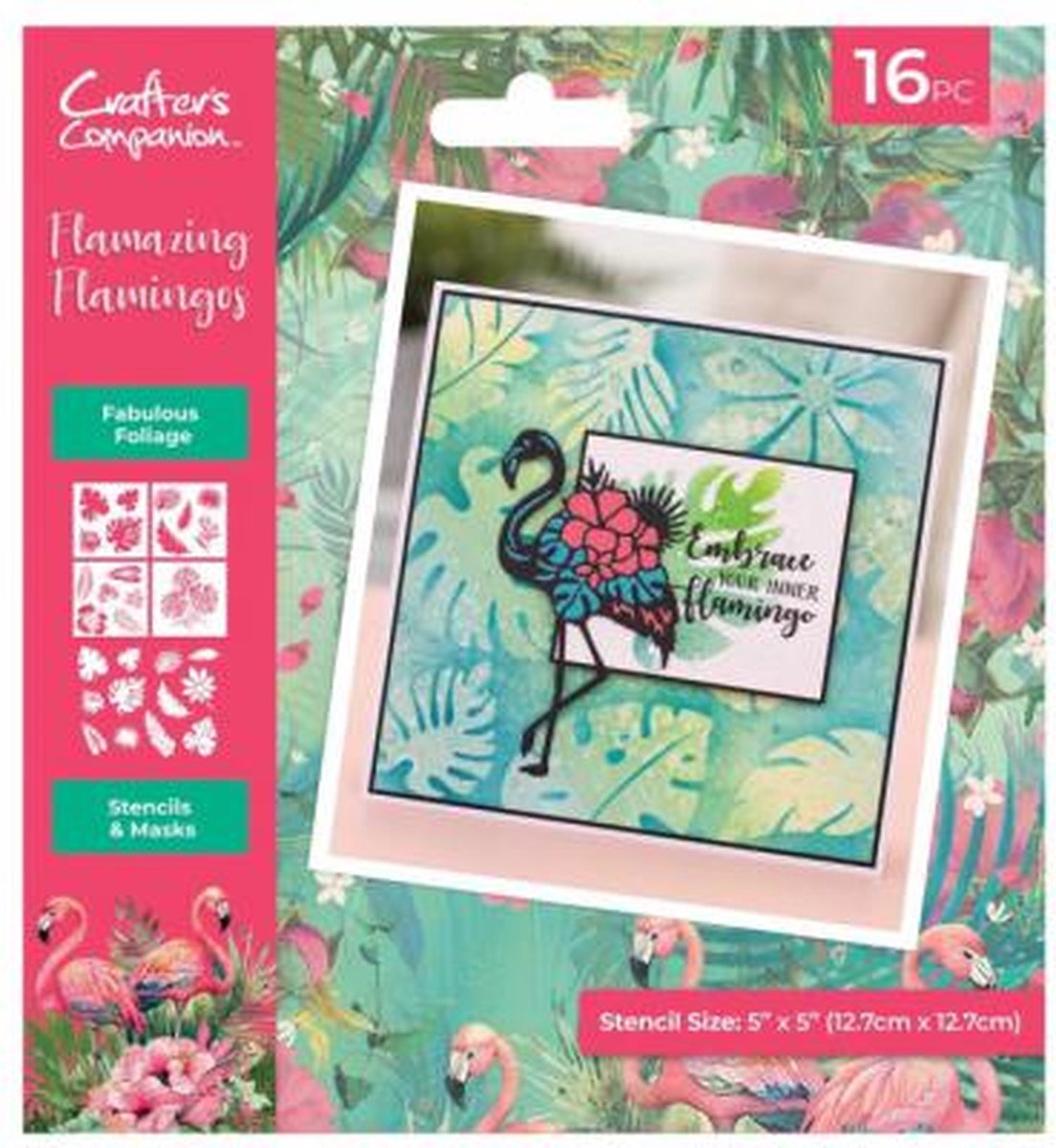 CC - Flamazing Flamingos - Stencils/Masks - Fabulous Foilage